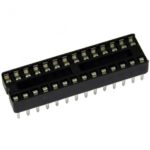 28Pin IC Base 28 Pin Leads PCB Mount Low Cost IC Socket DIL DIP IC