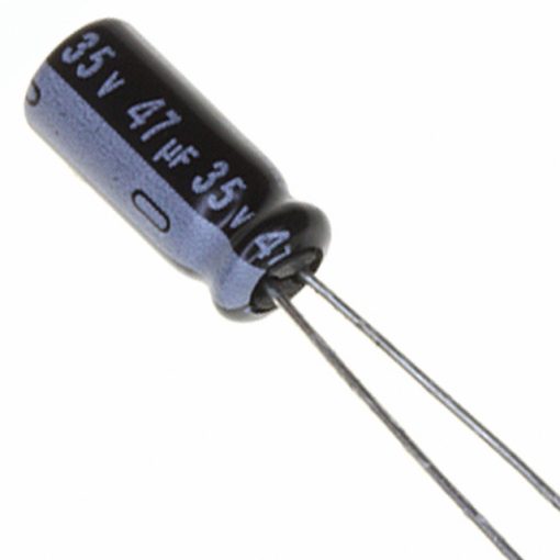 Electrolytic Capacitor Uf V Radial Polarized Aluminum