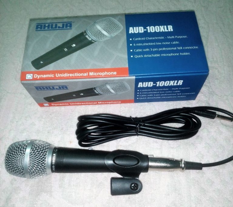 AHUJA Microphone AUD 100XLR AUD 100XLR Professional Dynamic