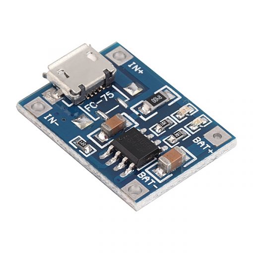 TP4056 5V 1A Micro USB Without Current Protection Charger Circuit