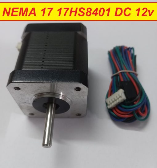 NEMA 17 17HS8401 DC 12v 1.7A 0.55N.m 1.8 Degree 6 Pin Cable 42BYGH 40mm Stepper Motor For CNC LASER Engraving Machine 3D Printer