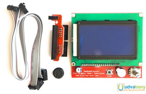 RAMPS1.4 LCD 12864 LCD Control Panel 3D Printer Smart Controller Monitor Motherboard Full Graphics 128x64 LCD Display 3D Printer Parts