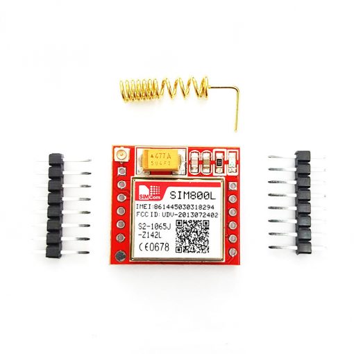 Mini SIM800L 4.2V 2.8V GPRS GSM Breakout Module Quad-Band 850/900/1800/1900MHz With Onboard SIM Card Slot And Antenna