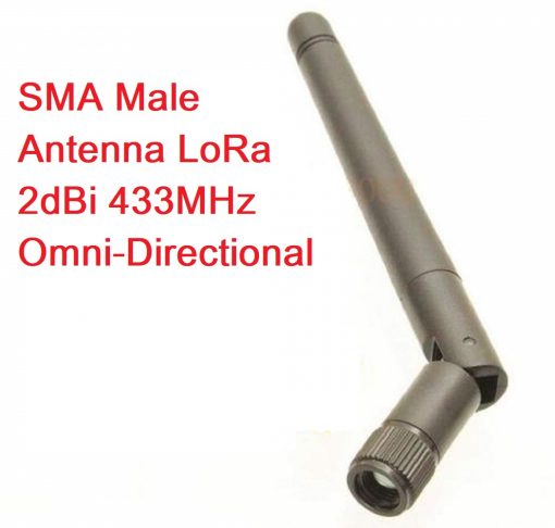 SMA Male Antenna LoRa  2dBi 433MHz Omni-Directional 