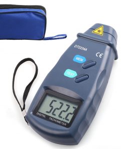 Digital Tachometer DT2234A Non-Contact Laser Type Photo Contact Digital Tachometer 5-Digit LCD Digital Tach Meter