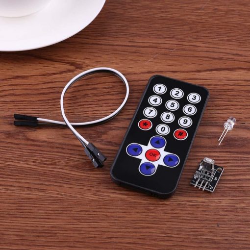 Infrared IR Sensor Receiver Module Wireless Remote Controller Dupond Cable Wire DIY Kit HX1838 IR Receiver Sensor 