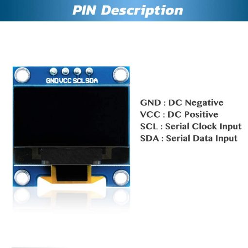 OLED LCD Display 1.3" Inch DC 3-5V 4 Pin 12864 128x64 Pixel  LCD Display Module IIC I2C Interface Communicate Module