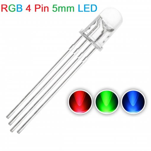 RGB 4 Pin 5mm LED