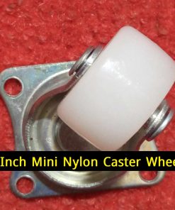 1 Inch Mini One Inch Nylon Caster Wheel 1 Inch Caster Wheel Tools Without Bearing & Without Lock For Smart Robot Car Wheel Project