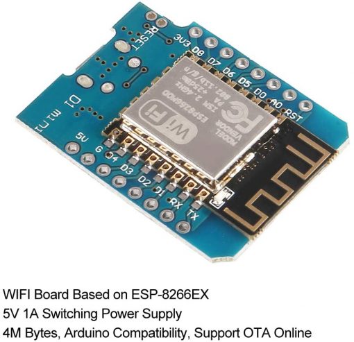 WIFI Development Board D1 Mini ESP8266 Micro USB 3.3V Based On ESP-8266EX 11 Digital Pin Internet of Things Lua WiFi Bluetooth D1 Mini