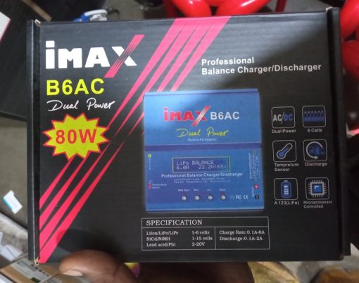 iMAX B6 80W 6A Lipo Battery Balance Charger With Power Supply Adapter EU Plug