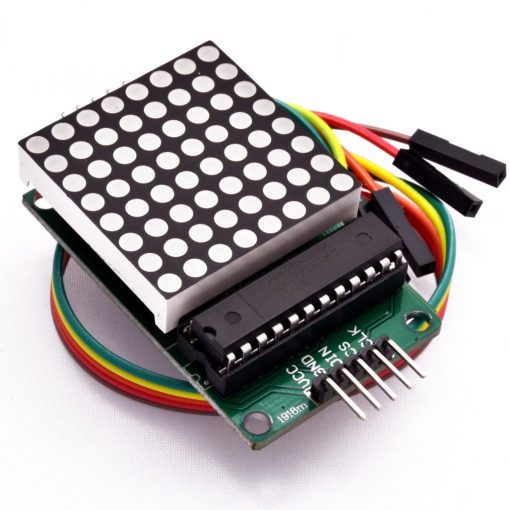 MAX7219 Dot Matrix Module For Arduino Microcontroller 8x8 Dot Display With 5 Pin Line MAX 7219 Display