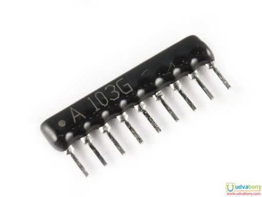 100k 2% 9 Pin Commoned Resistor Network