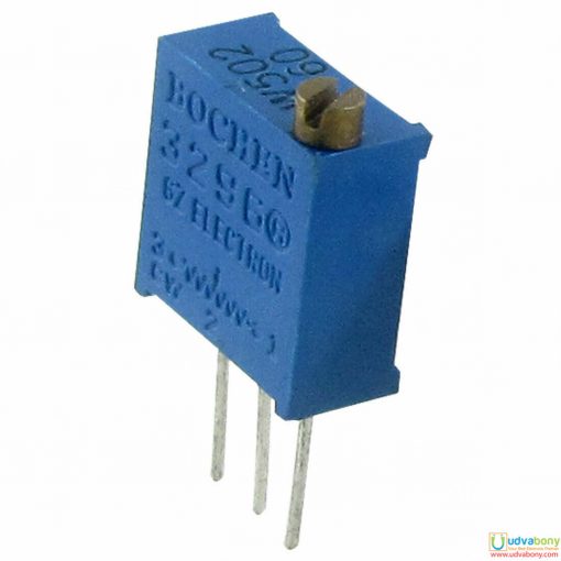 Square Cermet 5K Ohm 1/2W Vertical Potentiometer