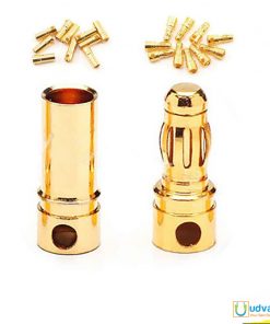 Gold Plated Banana Plug 3.5mm Male Female Bullet Connector 1-Pair  For ESC RC Battery Brushless Motor  Banana Plug