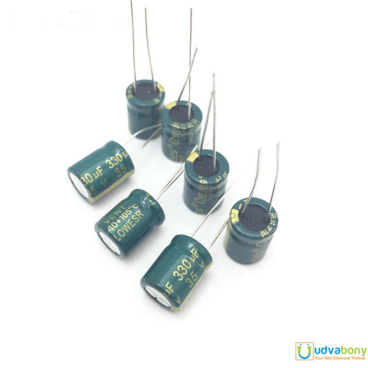 Electrolytic Capacitor 330uF 35V Radial Polarized Aluminum Electrolytic ...