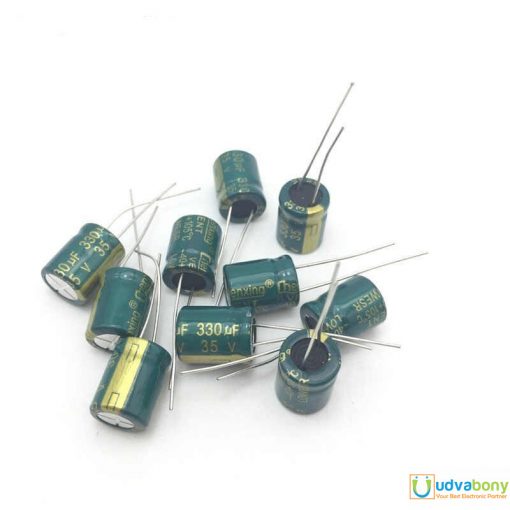 Electrolytic Capacitor 330uF 35V Radial Polarized Aluminum Electrolytic Capacitor