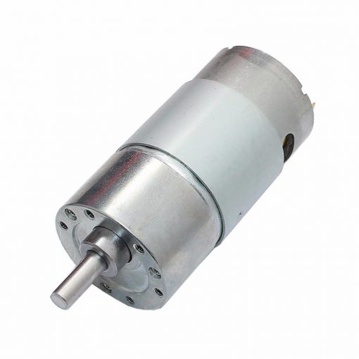 37GB 500RPM Gear Motor Metal 12V Gear Box Motor DC 12V 500RPM Low Speed Large Torque 12V Gear Motor 12V 500RPM Reduction Electric Gear Motor Tools Sets For Robot Car DIY