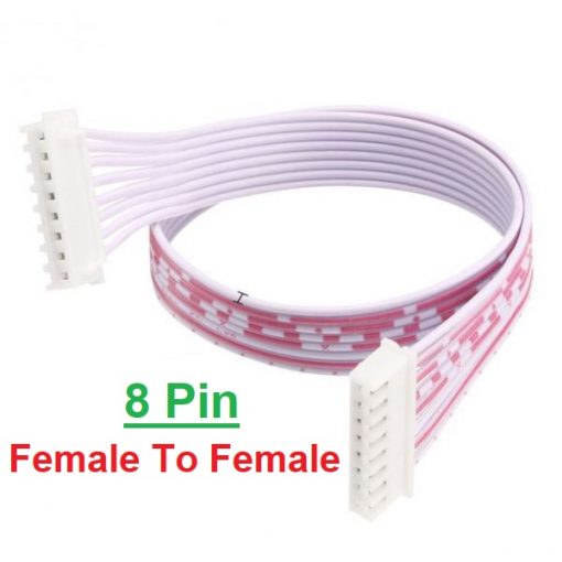 Female To Female 8 Pin Flexible 2.54mm Pitch JST XH Connector 27cm Wire With Cable For Electronics Engineering Projects Audio Video Sound Cable DIY