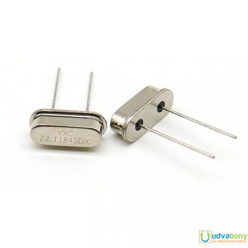 Crystal Oscillator 22.1184MHz Mini Passive Resonator 22.1184 MHz Inline Feet Passive Crystal