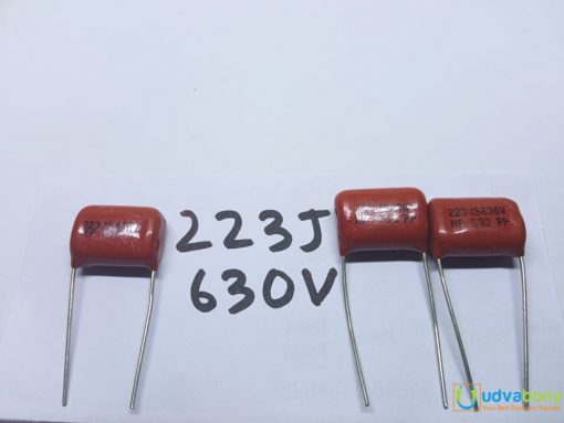 Metallized 223j 630V Polypropylene Capacitor Mylar 22nF Polyester Film Capacitor