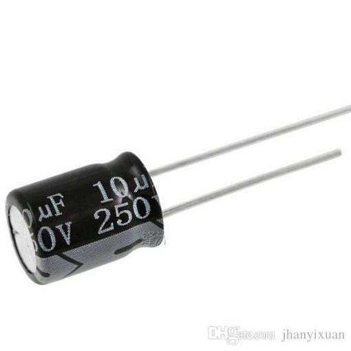 Radial 10uF Electrolytic Capacitor 250V