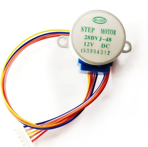 Stepper Motor DC 12V 28BYJ-48 4 Phase 5 Wires Programmable Small Reduction Gear Stepper Motor Drive Compatible With Arduino DIY Project