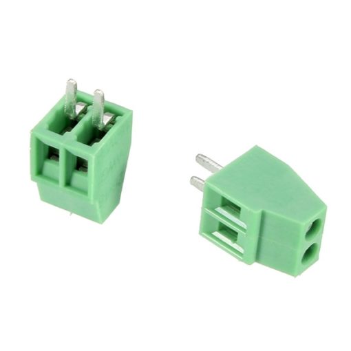 2Pin GREEN Color KF301-2P 2 Pin Plug-In PCB Mount Straight Screws ...