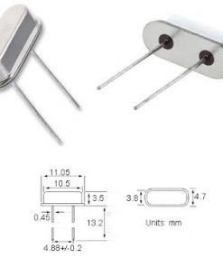 Crystal Oscillator 32.0000MHz Mini Passive Resonator 32 MHz Inline Feet Passive Crystal