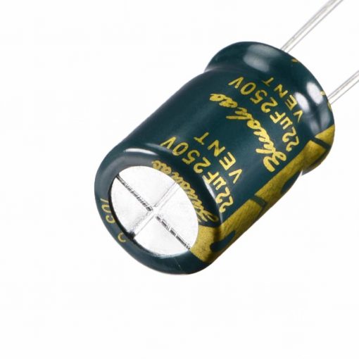 Electrolytic Capacitor 22uF 250V Radial Polarized Aluminum Electrolytic Capacitor