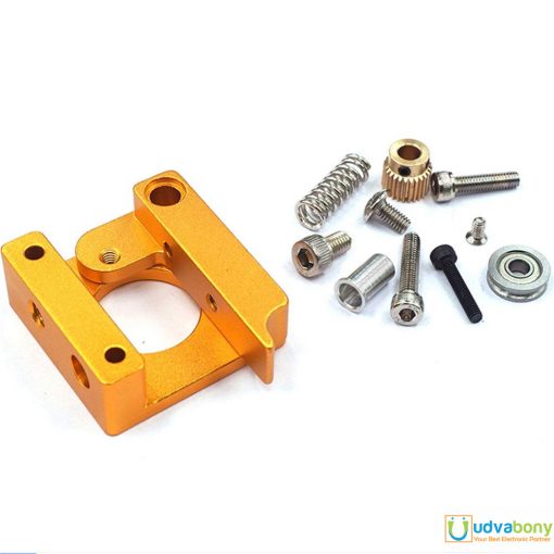 Metal Hand MK8 Extruder Aluminum Frame Block DIY Kit For Reprap i3 Maker Bot 3D Printer