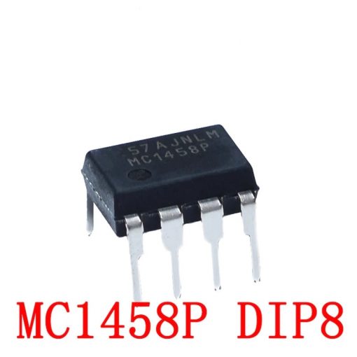 DIP OPAMP Integrated Circuit 1458 MC1458L MC1458P LMC1458N Operational Amplifier Chip IC Dual Audio High Gain 8Pin DIP