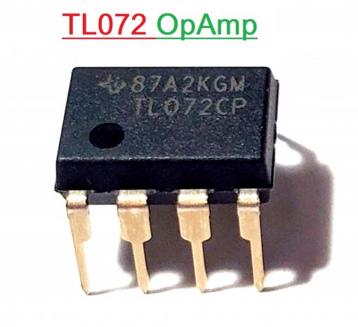 TL072CP TL072 Dual Low Noise JFET Input Operational Amplifier Op Amp Chip Breadboard Friendly IC DIP 8 Pin