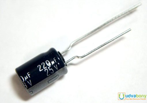 Electrolytic Capacitor 220uF 25V Radial Polarized Aluminum Electrolytic Capacitor