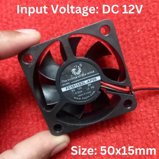 50mm 2" Inch 12V 0.03A Cooling Fans 5015 DC 12V 50x50x15mm Fan Heatsink Cooler Cooling Fan Radiator Heat Dissipation Fan With Cables