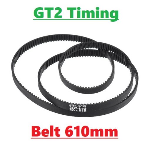 GT2 Timing Belt 610mm Width 6mm Endless Closed Loop Rubber Belt 305 Teeth For 3D Printer CNC Machine Parts 610-2GT-6