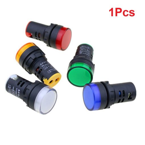 Any Color LED Pilot Panel Indicator Light 22mm AC 220V LED Signal Panel Indicator Lights Lamp For Power Mining Industry