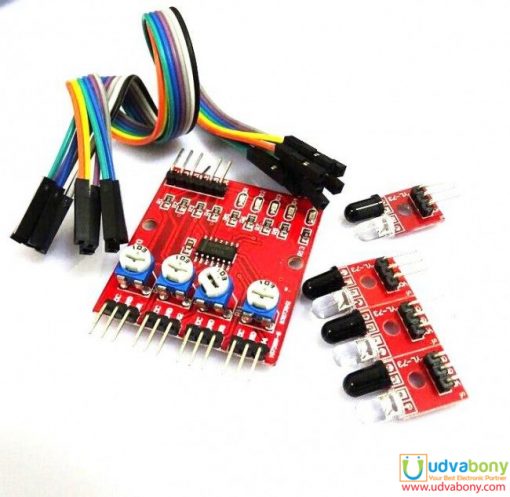 4-Way Infrared Tracking Obstacle Avoidance Sensor Module