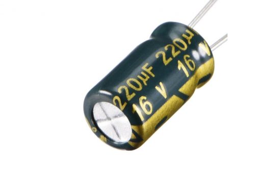 Electrolytic Capacitor 220uF 16V Radial Polarized Aluminum Electrolytic Capacitor