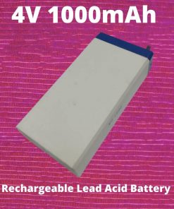 4×2 Inches 4V 1000mAh Rechargeable Lead Acid Battery