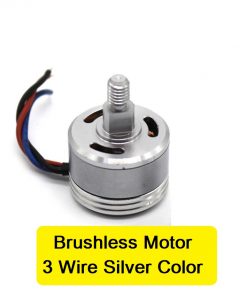 Brushless Motor 3 Wire Silver Color