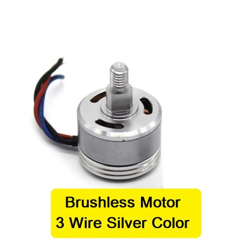 Brushless Motor 3 Wire Silver Color