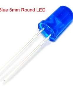 LED Blue 5mm Round Basic LED Light Emitting Diode Basic Blue Light Bulbs For Electronics Project 