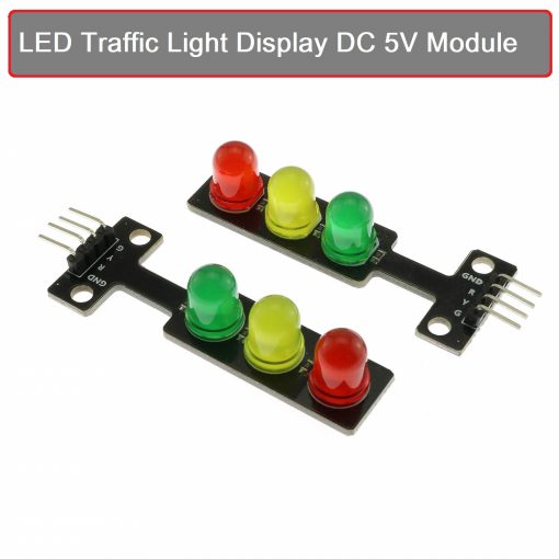 LED Traffic Light Display DC 5V Module Digital Signal Output Ordinary Red Yellow Green 3 Color Light Separate Control Board For Arduino