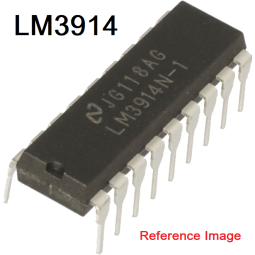 LM3914N LM3914 3914 IC LED Driver LED Lighting Drivers Dot or Bar Display 3V To 15V Input 10 Outputs DIP 18 Pin IC Electronics Components 