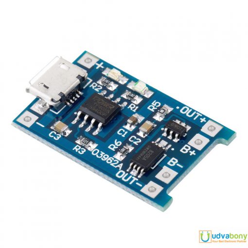 TP4056 5V 1A Micro USB With Current Protection Charger Circuit Module