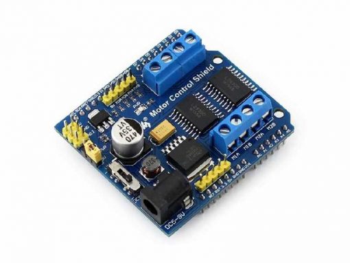 Motor Control Shield Expansion Board with Dual H-bridge Driver L293D