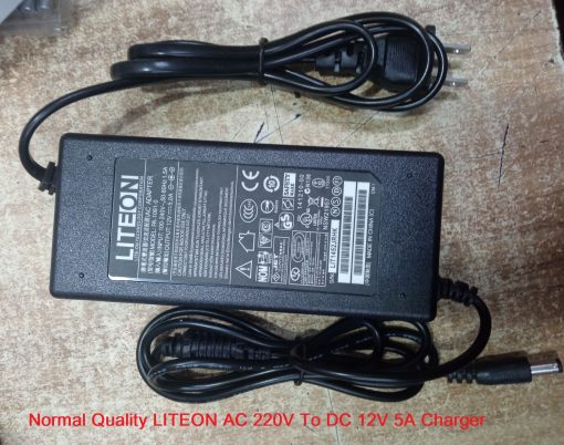 Normal Quality LITEON AC 220V To DC 12V 5A Charger For DC Motor Pump Lead Acid Batteries Battery Charger 775 Motor Switching Power Supply Adapter 