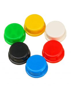 Round Cap 12x12x7.3mm Push Button Multicolor Round Caps