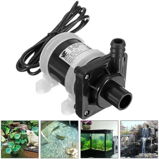 Submersible Brushless Water Pump DC 6V 12V 8W 10LMin Magnetic Submersible Solar Water Aquariums Pump Black Color 